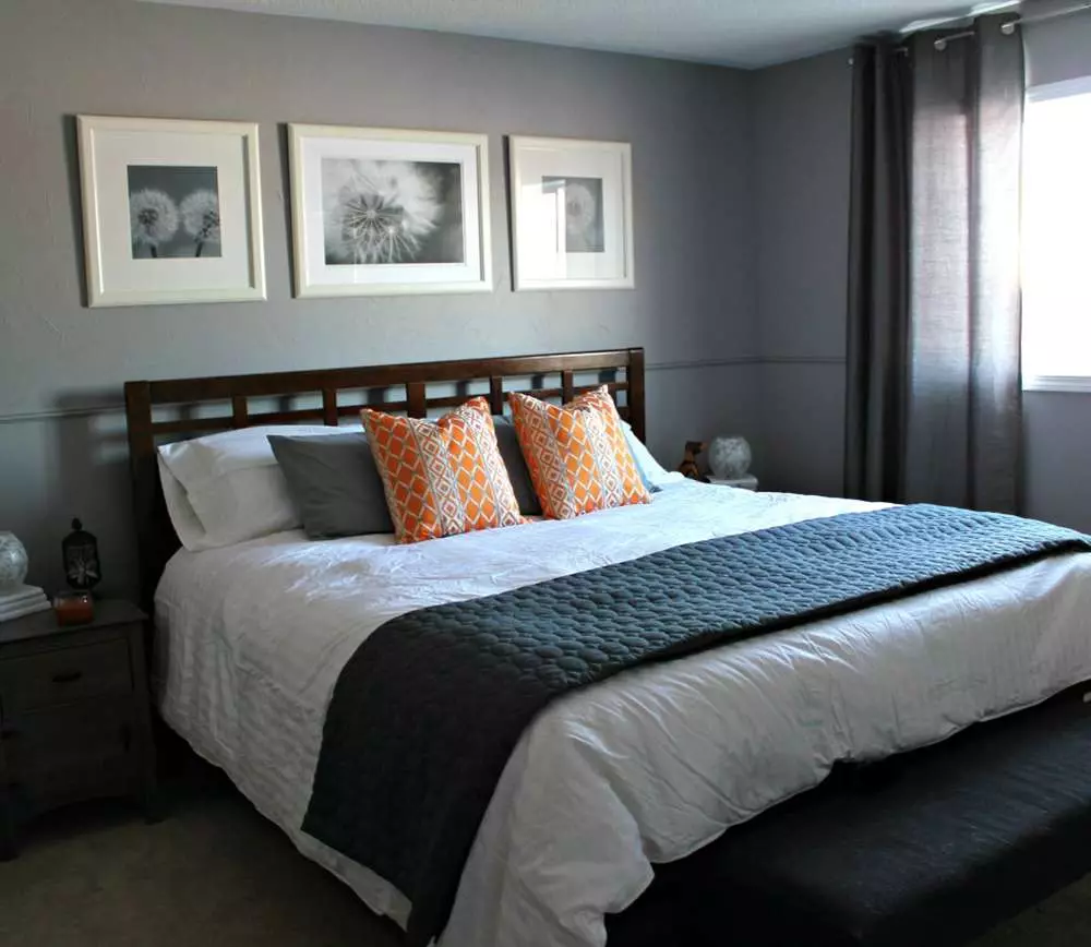 침실 디자인 (183 사진) : 아파트의 침실의 인테리어 디자인, Chic 독점 디자인 프로젝트. 직물 및 비정상적인 액세서리로 수면 방을 장식하는 방법? 190_3