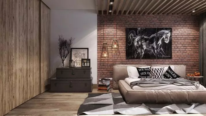 Hálószoba design (183 fotók): A lakás belső kialakításának ötlete, elegáns exkluzív tervezési projektek. Hogyan lehet díszíteni egy hálószobát textilekkel és szokatlan kiegészítőkkel? 190_56