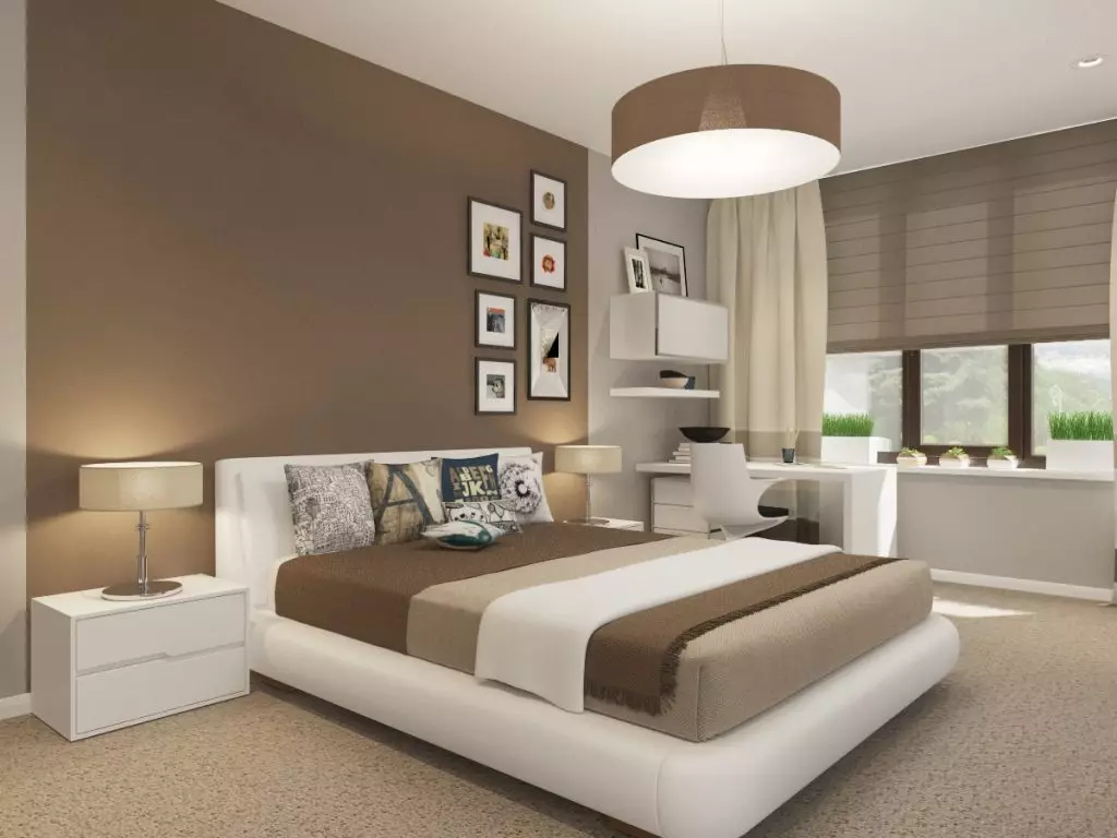 Dizajn spavaće sobe (183 fotografije): ideje unutarnjeg dizajna spavaće sobe u apartmanu, šik ekskluzivni projekti projekti. Kako ukrasiti spavaću sobu s tekstilom i neobičnim priborom? 190_71