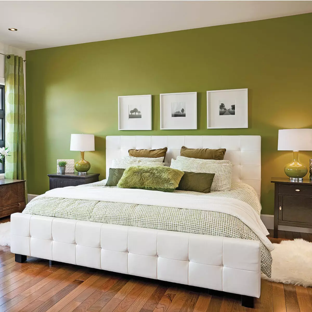 卧室设计（183张照片）：公寓内部设计的思想，别致独家设计项目。如何装饰有纺织品和不寻常的配件的卧室？ 190_83