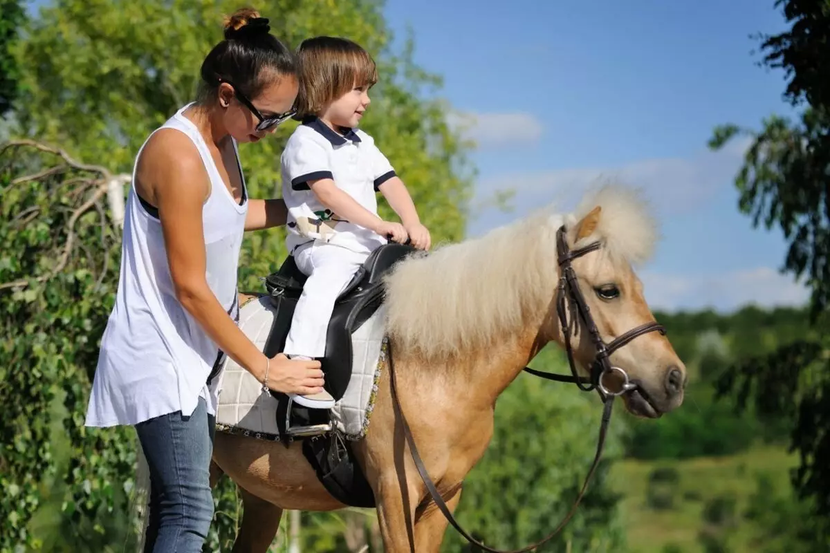 Paardrijden (39 foto's): Training Paardrijden, Voordeel en Harden Horseback voor kinderen. Hoe te rijden met een zware paarden? 19171_3