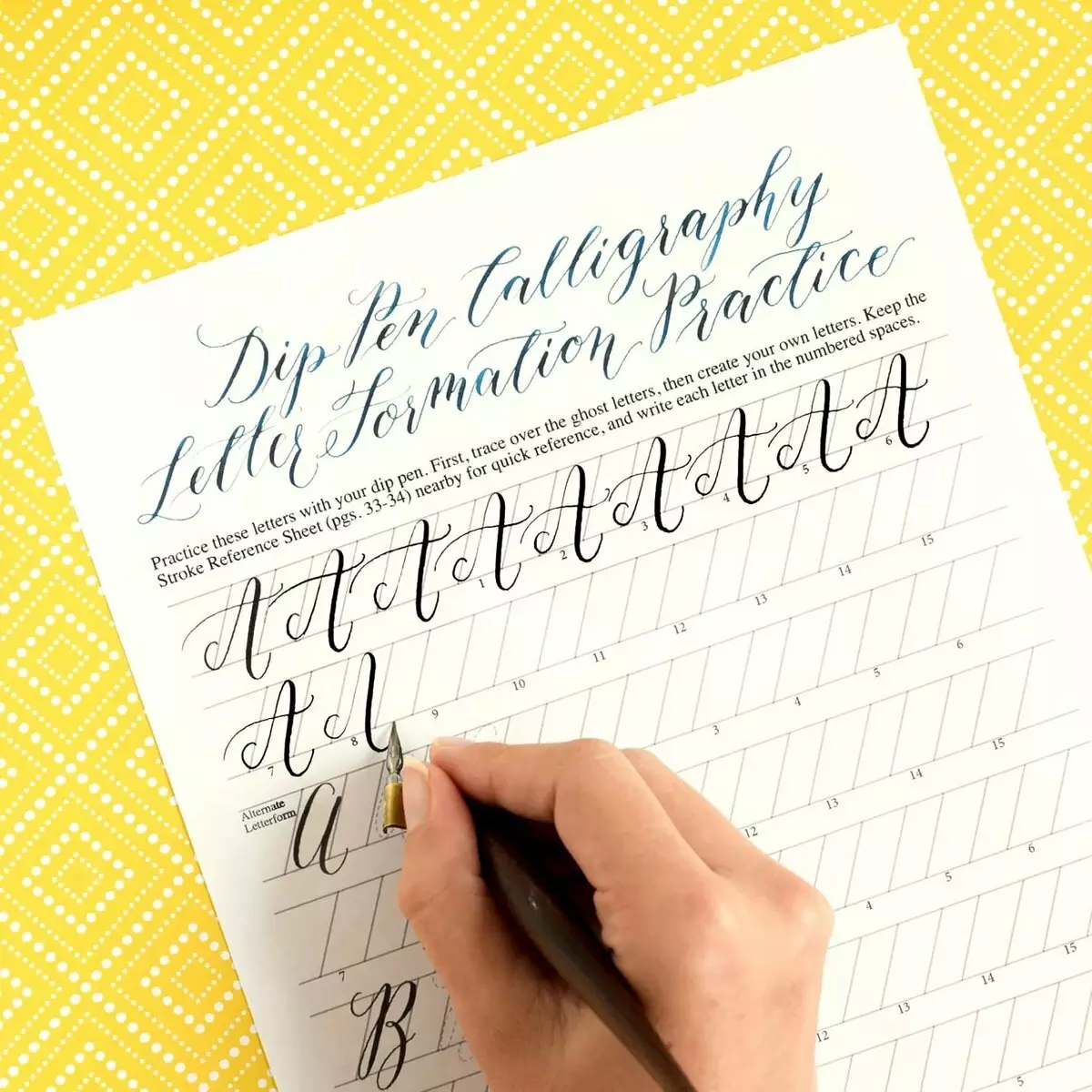 Calligrafia da una maniglia a sfera: come imparare come scrivere la scrittura calligrafica da solo? Esercizi di base per principianti 19182_10