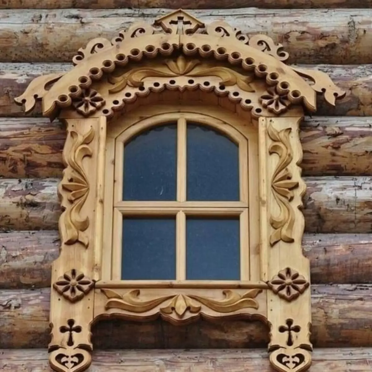 Резные наличники из дерева на окна фото