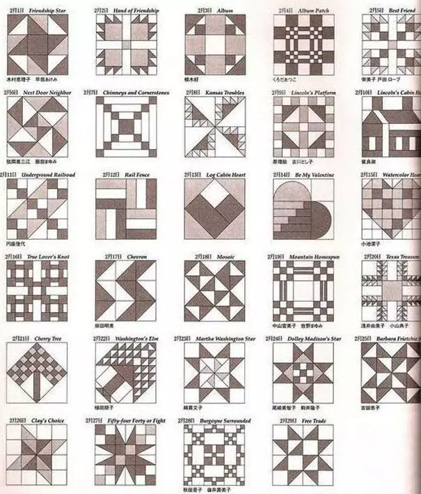 Patchwork Lôžko pre začiatočníkov (25 fotografií): Svetlo šijacie schémy v štýle patchwork. Ako ho šiť s vlastnými rukami z štvorcov a klapky krok za krokom? 19289_7