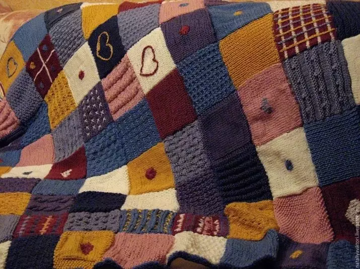 Пачка одеял (82 фото): иске киемдәге пач эш стилендәге одеялны ничек тегергә? Схемалар, адым саен күрсәтмәләр һәм мастер-класс 19290_29