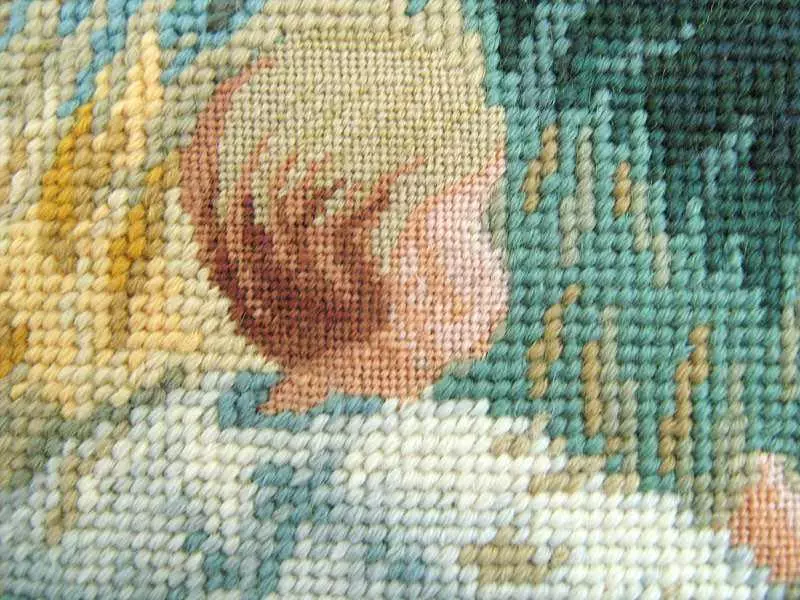 Canva for Embroidery Tapestries: Apa itu? Bagaimana untuk memilih kain untuk sulaman sulaman dan licin? Apa grid untuk menyulam? 19329_3