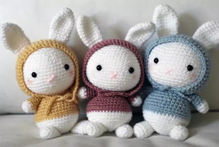 Amigurumi for nybegynnere (80 bilder): Heklet heklet heklet heklet. Detaljert jobbbeskrivelser, Master Classes 19332_17