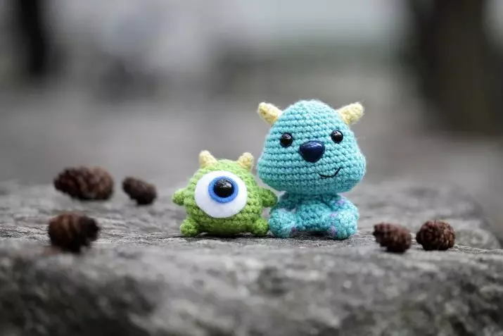 Amigurumi for nybegynnere (80 bilder): Heklet heklet heklet heklet. Detaljert jobbbeskrivelser, Master Classes 19332_20