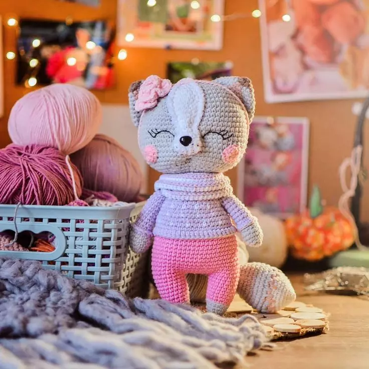 Amigurumi for nybegynnere (80 bilder): Heklet heklet heklet heklet. Detaljert jobbbeskrivelser, Master Classes 19332_3