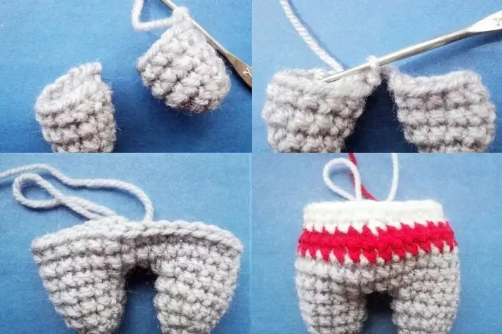 Amigurumi vir beginners (80 foto's): Hekelhekelkroeteknet. Gedetailleerde posbeskrywings, meesterklasse 19332_31