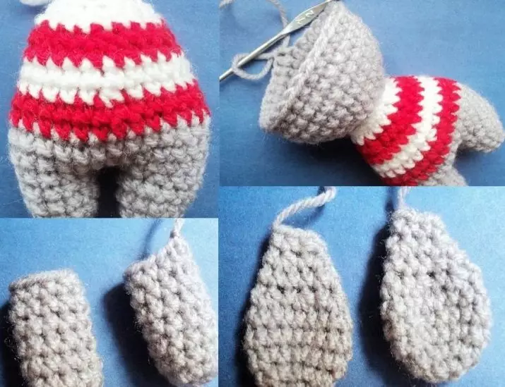 Amigurumi for nybegynnere (80 bilder): Heklet heklet heklet heklet. Detaljert jobbbeskrivelser, Master Classes 19332_32