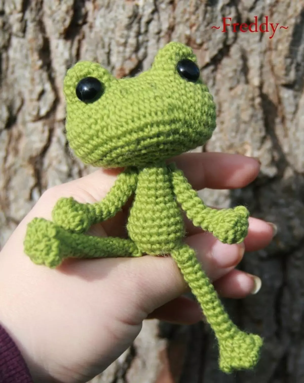 I-Amigurum Frog: Iskimu kunye nenkcazo ye-bitting rog, ibhukumaki yencwadi ye-Frog kunye nezinye izimvo 19341_6