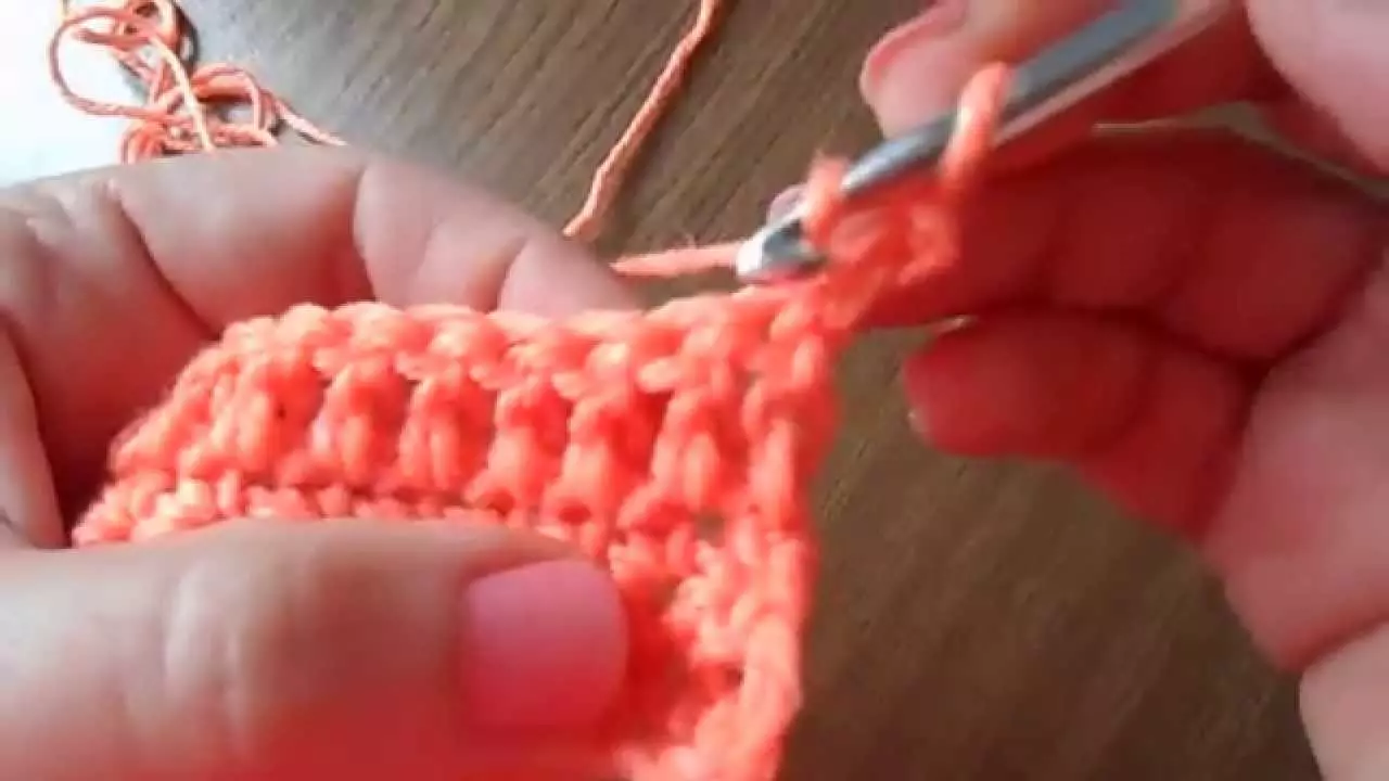 چەمبىرىكى amiguruchi илгәк: دەسلەپكى ئۆگەنگۈچىلەر ئۈچۈن knitting لايىھەسى. ئايلانما قوشۇش كېرەك? 19344_8