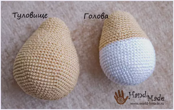 Mgbada na-eme: atụmatụ na nkọwapụta nke Crocheted Deared si na-adọta yarn otu esi emekọ isi ihe egwuru egwu Afọ Ọhụrụ, Master 19345_7