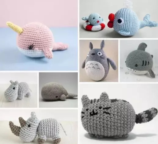 Boneka Amigurum (49 foto): Katrangan lan skema crochet, fitur saka dolanan rajutan bingkai, kelas master langkah demi langkah 19348_5