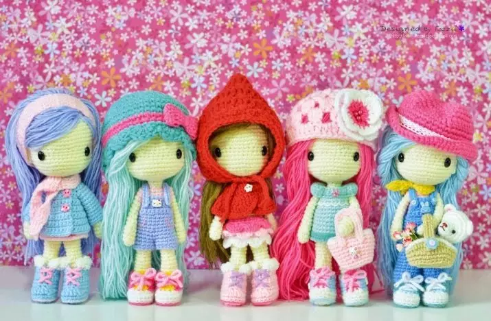 Boneka Amigurum (49 foto): Katrangan lan skema crochet, fitur saka dolanan rajutan bingkai, kelas master langkah demi langkah 19348_7