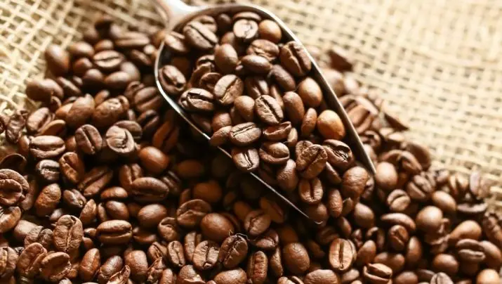 Topicia of Coffee (37 myndir): Kaffi baunir og litir tré með eigin höndum, öðrum valkostum, skref-fyrir-skref Master Class 19373_25