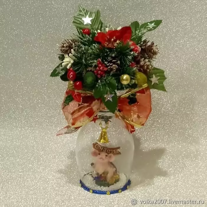Topiary op het glas (27 foto's): met een engel en uit bloemen, masterclasses voor het maken van met eigen handen 19374_26