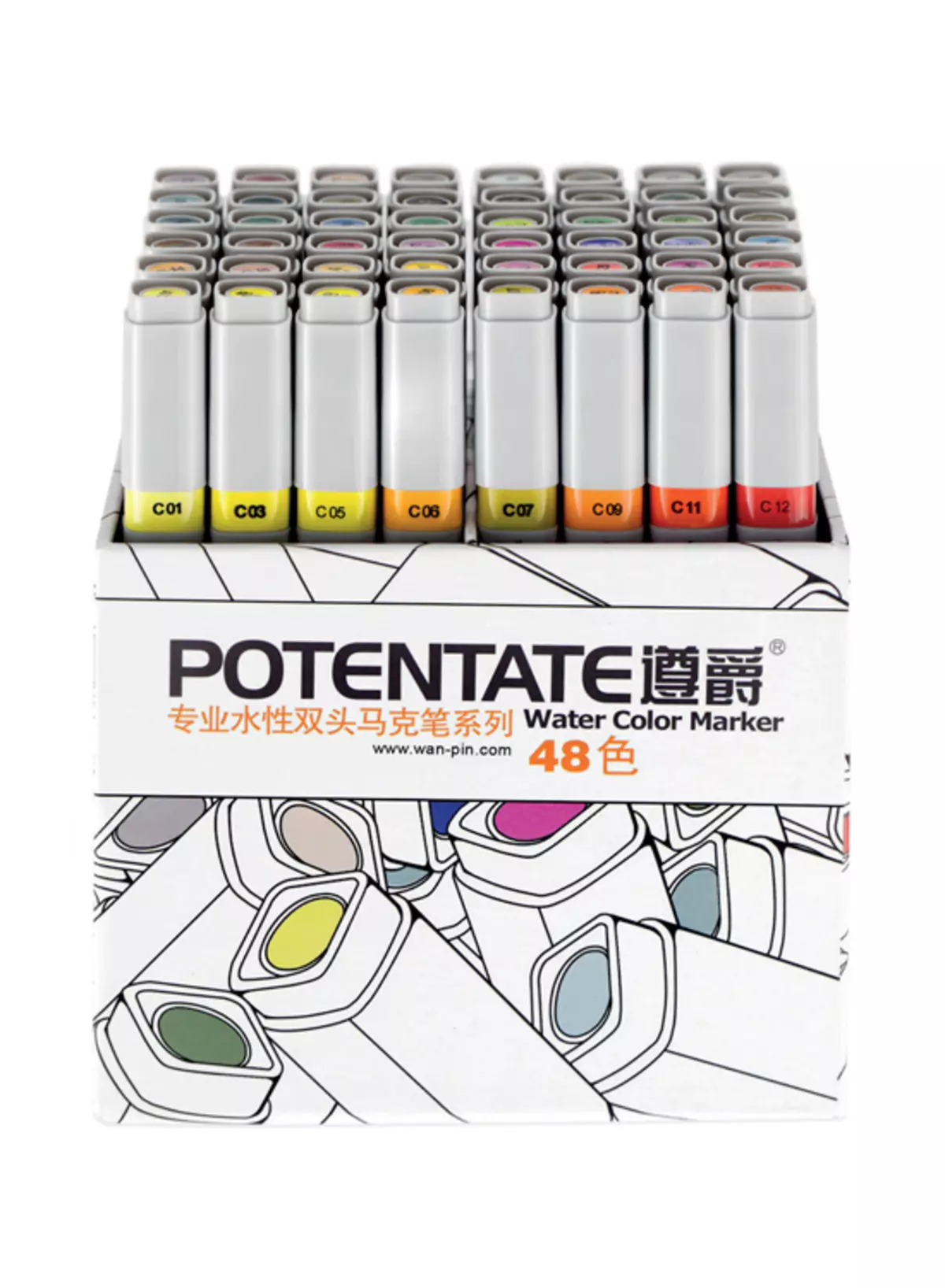 Professional markeri za skiciranje: Garniture bilateralnih markera 60-80 i 100-168 boje, izbor profesionalnih skica markera 19438_13