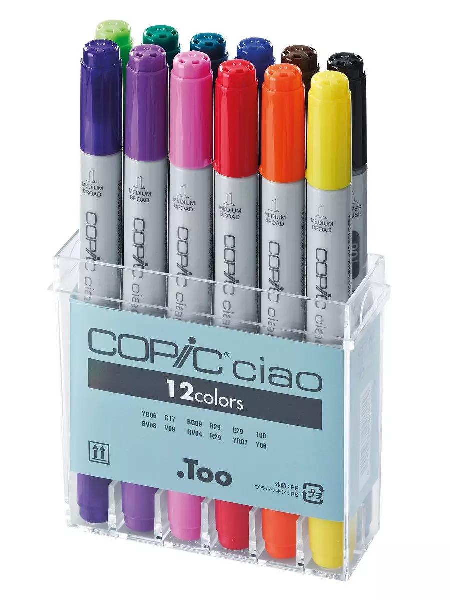 Professional markeri za skiciranje: Garniture bilateralnih markera 60-80 i 100-168 boje, izbor profesionalnih skica markera 19438_7