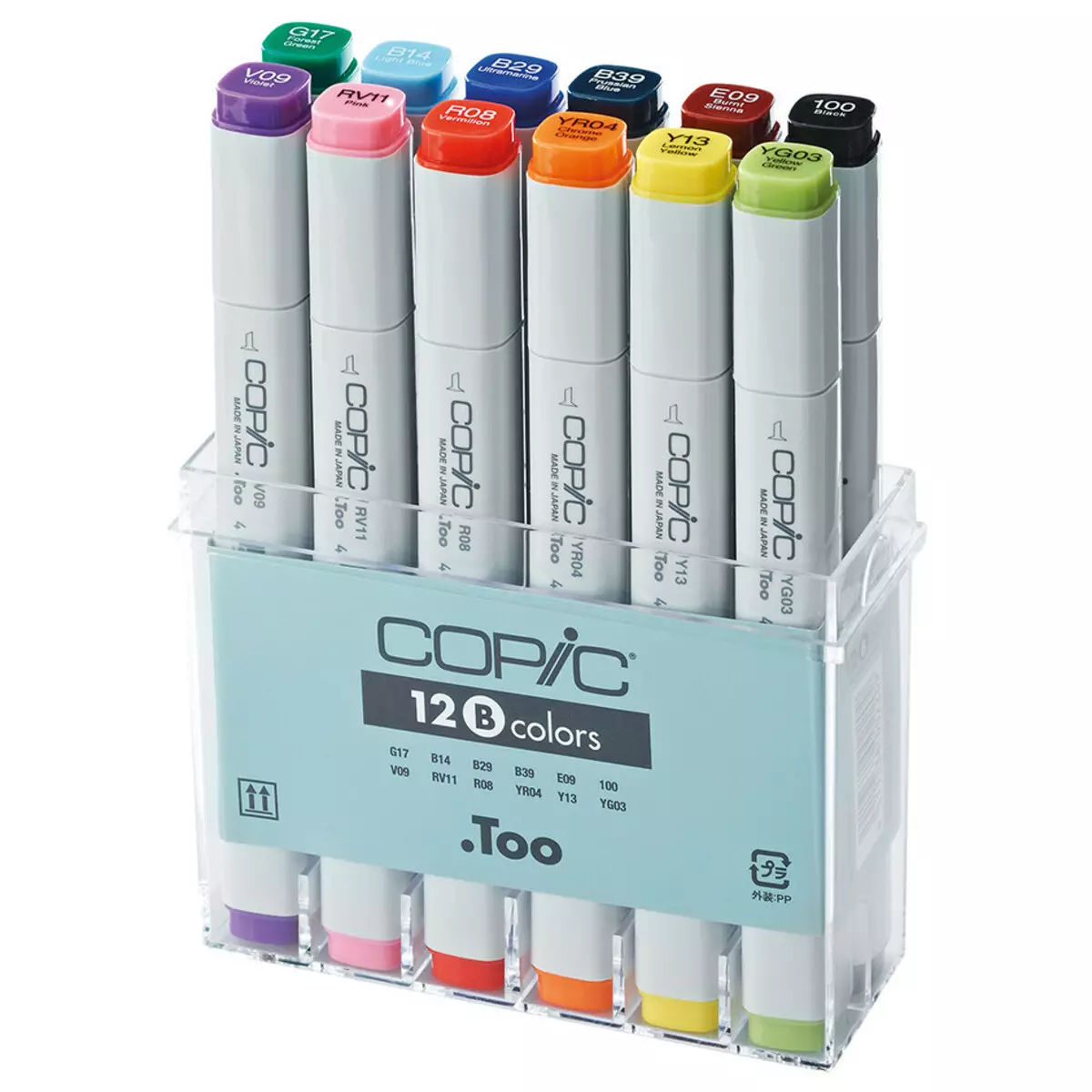 Strokovni označevalci za skiciranje: kompleti dvostranskih označevalcev 60-80 in 100-168 barv, izbira profesionalnih skic 19438_8