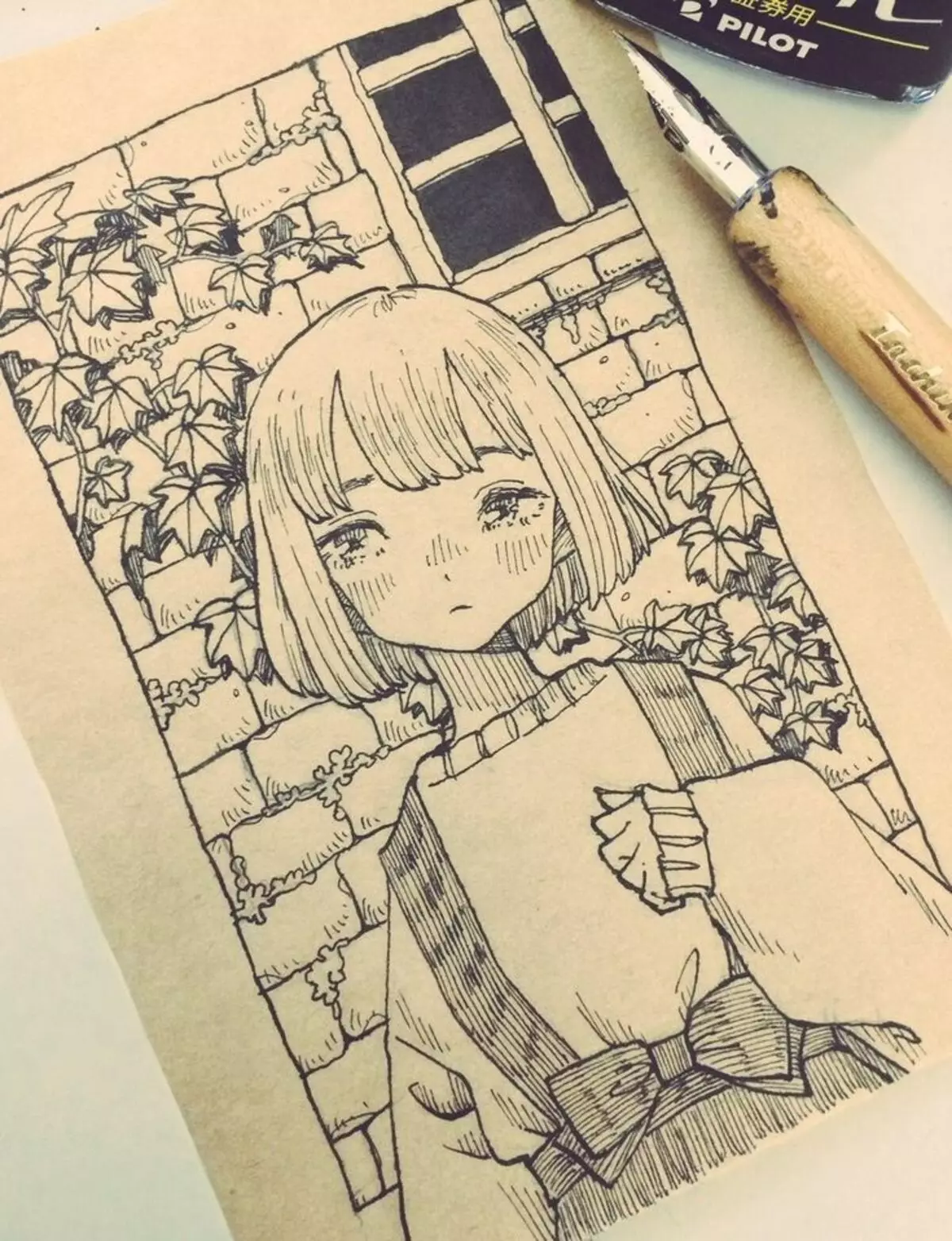 Schetsen in anime-stijl: lichte tekeningen voor een schetsboek. Meisje markeringen en andere ideeën, tekening ogen en lichaam, handen en gezicht met een potlood 19440_3