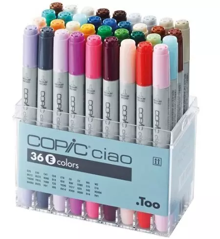 Conjuntos de marcadores para bocetos: 12-24 y 36-48, 60-80 y 120-168, 262-268 colores y otros conjuntos 19444_18