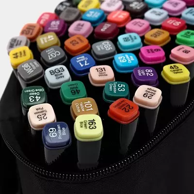 Conjuntos de marcadores para bocetos: 12-24 y 36-48, 60-80 y 120-168, 262-268 colores y otros conjuntos 19444_30