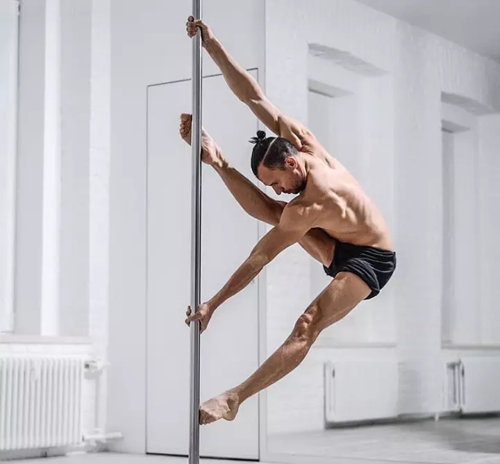 Rõivad Pilon: valik kostüümi Pole Dance. Lühikesed püksid ja top. Laste rõivad koolituse ja spordi ülikond täiskasvanutele 19473_13