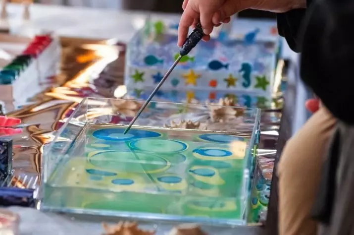 رنگ برای ebru: رنگ برای نقاشی بر روی آب مورد نیاز است؟ چگونه آنها را با دستان خود برای EBRU بسازید؟ این چیست و چگونه استفاده می شود؟ 19548_4