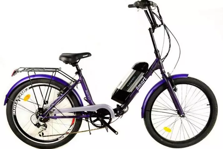 Топ електрични велосипеди: eltreco Преглед и велосипед Минск Veloshvod, други производители. Рејтинг на најлесните возрасни и детски велосипеди 20173_11