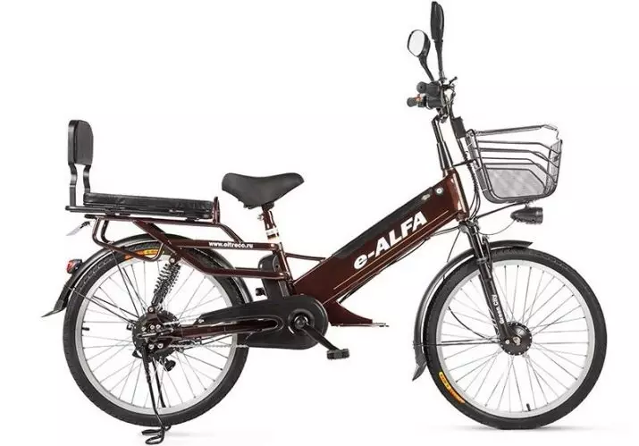 頂級電動自行車：Eltreco概述和自行車Minsk Veloshvod，其他廠家。最簡單的成人和兒童自行車的評級 20173_14