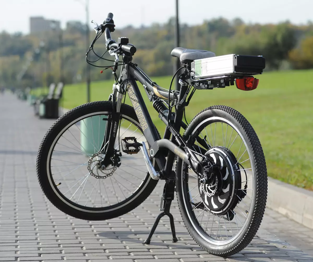 Top electric bicycles: Eltreco Overview and Bicycle Minsk Veloshvod, other manufacturers. Rating of the easiest adult and children's bicycles 20173_3