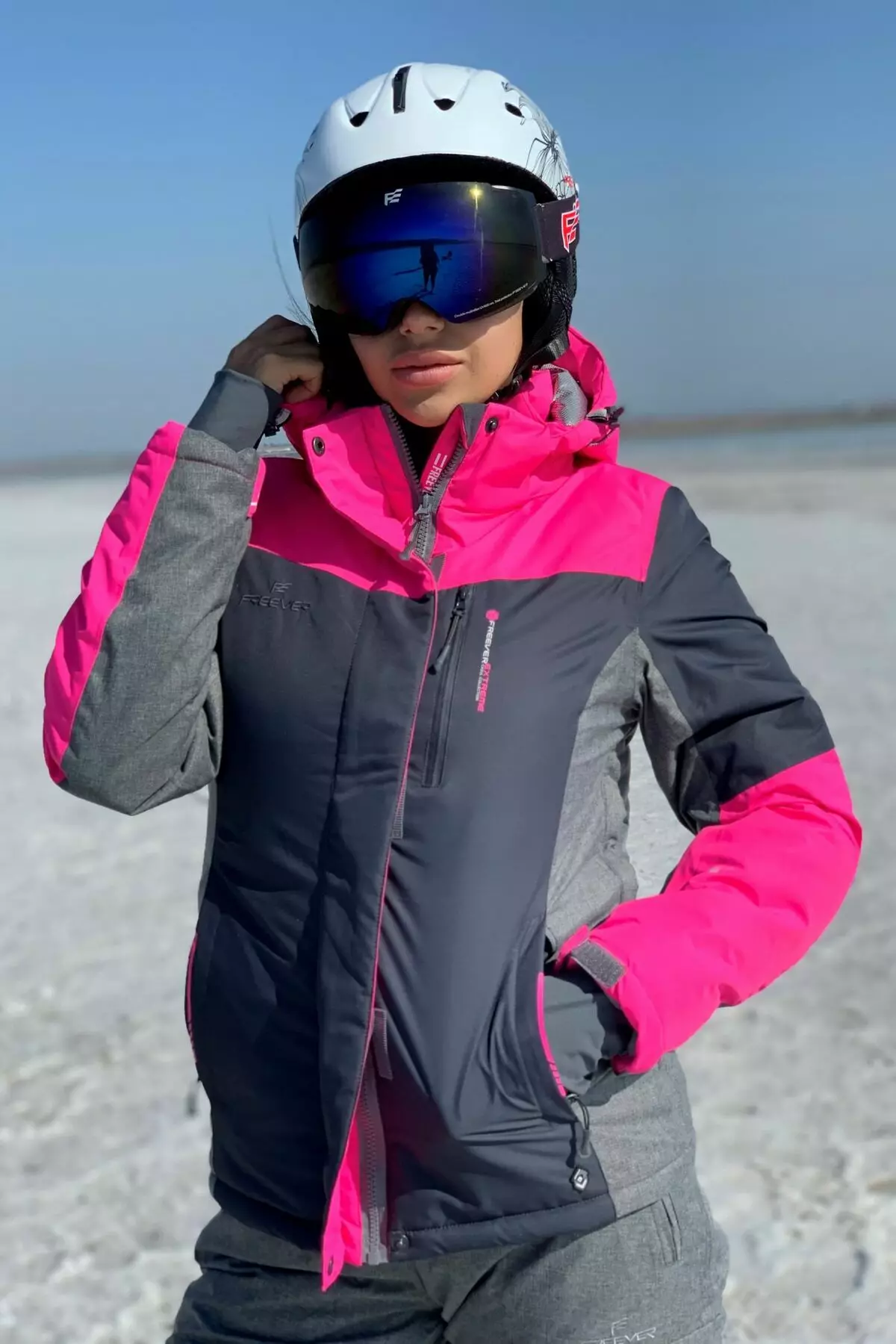 Ski baadjie: Women's winter baadjie vir langlaufen, warm-up se kinders en volwassenes skiër baadjies. Hoe om van te kies vir skaats? 20201_27