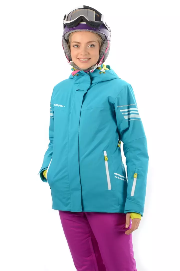 Ski Jacket: Γυναικείο χειμερινό μπουφάν για σκι αντοχής, προθέρμανση παιδιών και ενήλικες σακάκι σκιέρ. Πώς να επιλέξετε για πατινάζ; 20201_4