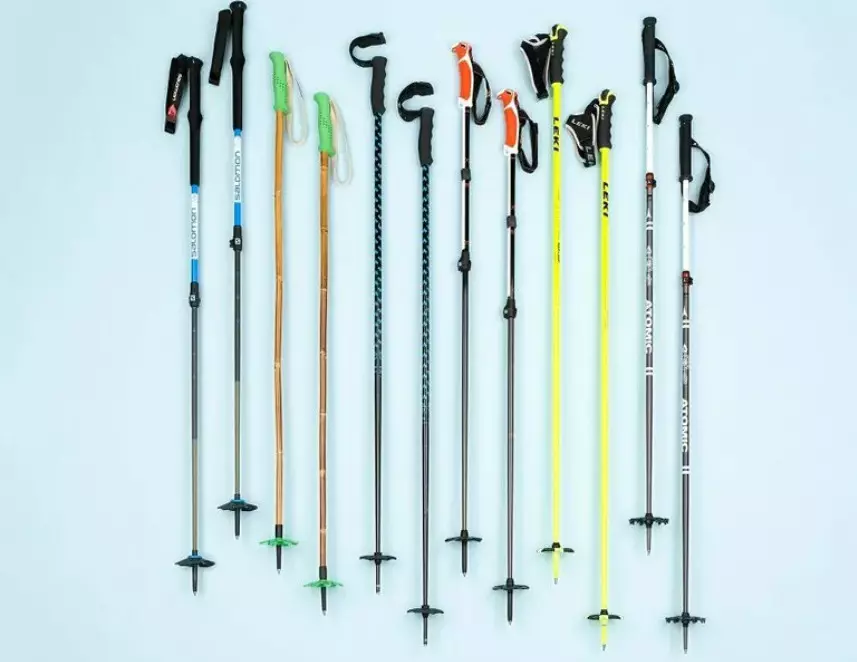 Sticks de esqui infantil: Como pegá-los corretamente para uma criança? Como escolher um comprimento? Como usar um pau na sua mão? Quais partes eles consistem? 20214_3