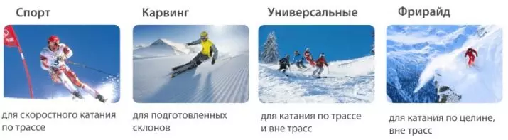 Ski Sticks. Ինչպես ընտրել լեռնային դահուկների աճը: Աստղադիտակի եւ այլ մոդելներ: Ինչու է դահուկորդները ձողիկներ ձողիկներ: Չափերը 20216_18