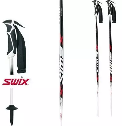 Ski Sticks. Ինչպես ընտրել լեռնային դահուկների աճը: Աստղադիտակի եւ այլ մոդելներ: Ինչու է դահուկորդները ձողիկներ ձողիկներ: Չափերը 20216_25