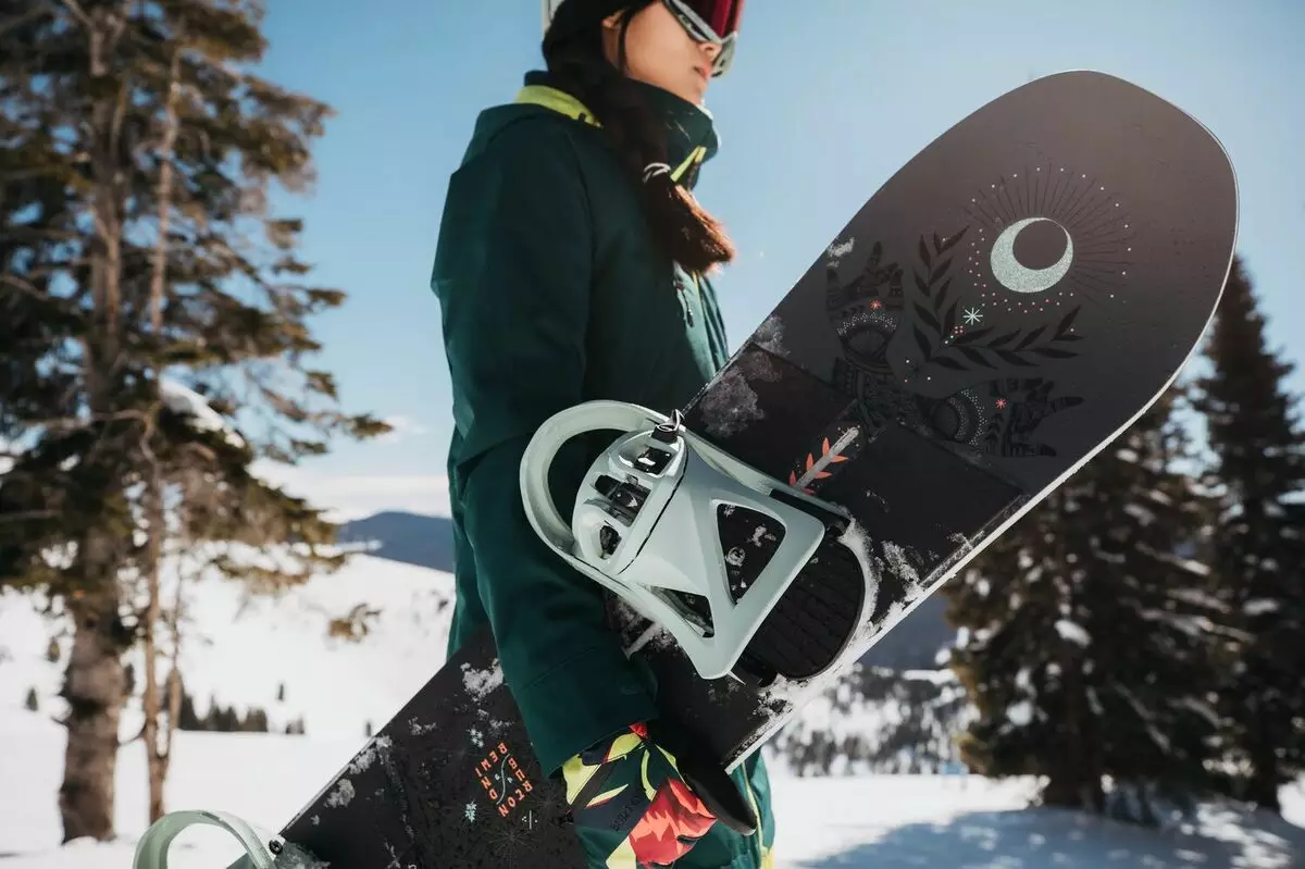 Burton Snowboards: Kannerbrieder, weiblech a männlech. Befestegt fir Snowboards vu Kanner an Erwuessener, Pros a Cons vun de festen Modeller 20233_20