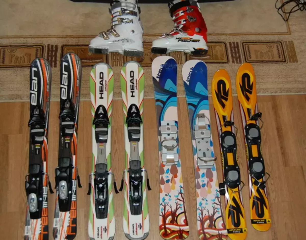 Skibords i snowbleys: planinski kratki skijanje za odrasle, pričvršćivanje za njih, izbor za početnike i postavljanje 20241_22