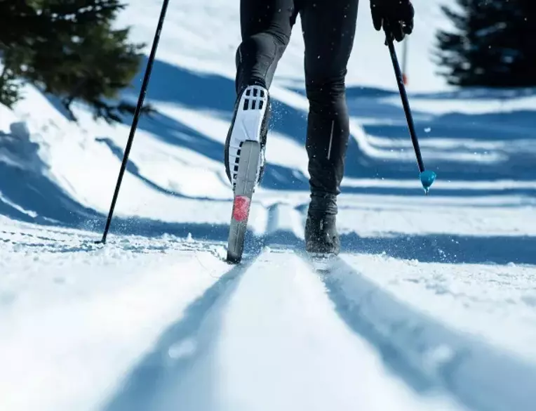 Què esquís clàssics difereixen de la ratlla? distincions visuals d'esquí de fons 