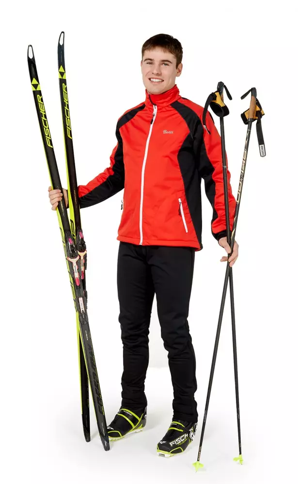 Costumes for cross-country skiing: female and men's, racing ski suits and training sports models. How to choose a winter suit? Skier models rating 20245_21
