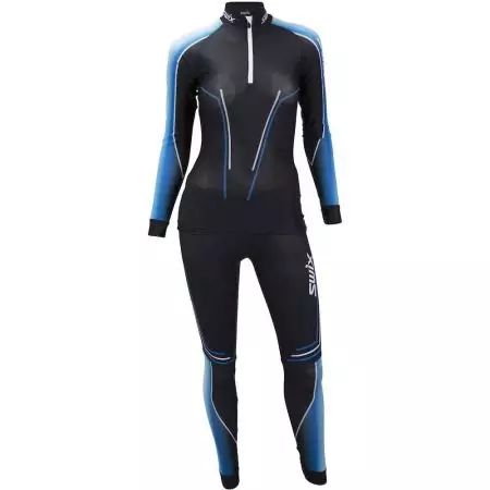 Costumes for cross-country skiing: female and men's, racing ski suits and training sports models. How to choose a winter suit? Skier models rating 20245_27