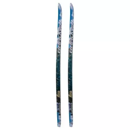 Ски СтК: Вклучување на детските пластични скии и други, ски стапови од производителот. Ски комплети со прицврстување на кабел, преглед на преглед 20253_11
