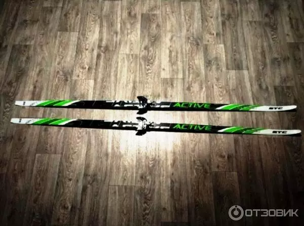 Ski Stc: Running children's plastic skis and others, ski sticks from the manufacturer. Ski kits with cable fastening, review review 20253_19