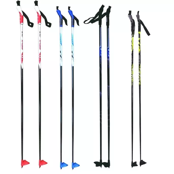 Ski Stc: Running children's plastic skis and others, ski sticks from the manufacturer. Ski kits with cable fastening, review review 20253_5