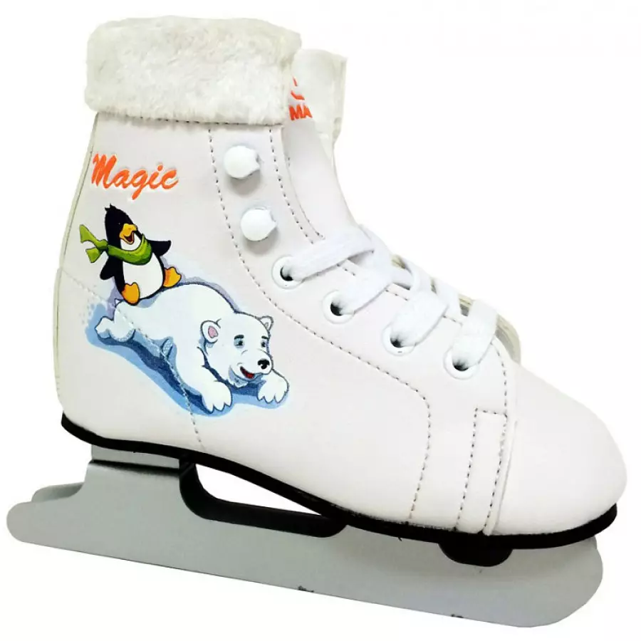 双玫瑰冰鞋：儿童滑动型号，鞋子上有两个刀片和其他冰鞋25-26,36-39和40尺寸。如何为孩子们选择它们？ 20260_21