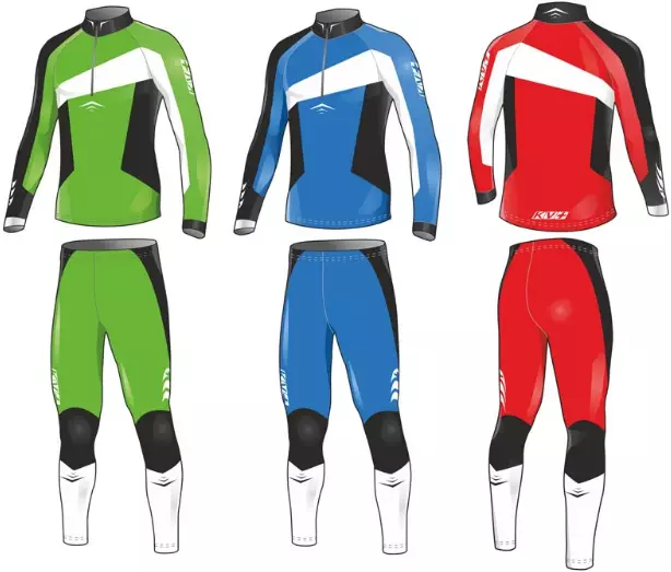 لباس های اسکی مسابقه: شانه های زنانه و مردانه برای اسکی روی زمین، جداگانه و دیگر مدل های اسکی 20263_18