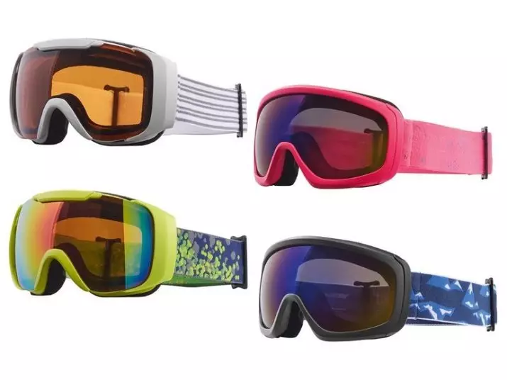 Veikia slidinėjimo akiniai: kaip pasirinkti stiklines slidininkams? Kūdikių ir suaugusiųjų modeliai slidinėjimui, geriausi ženklai 20265_7