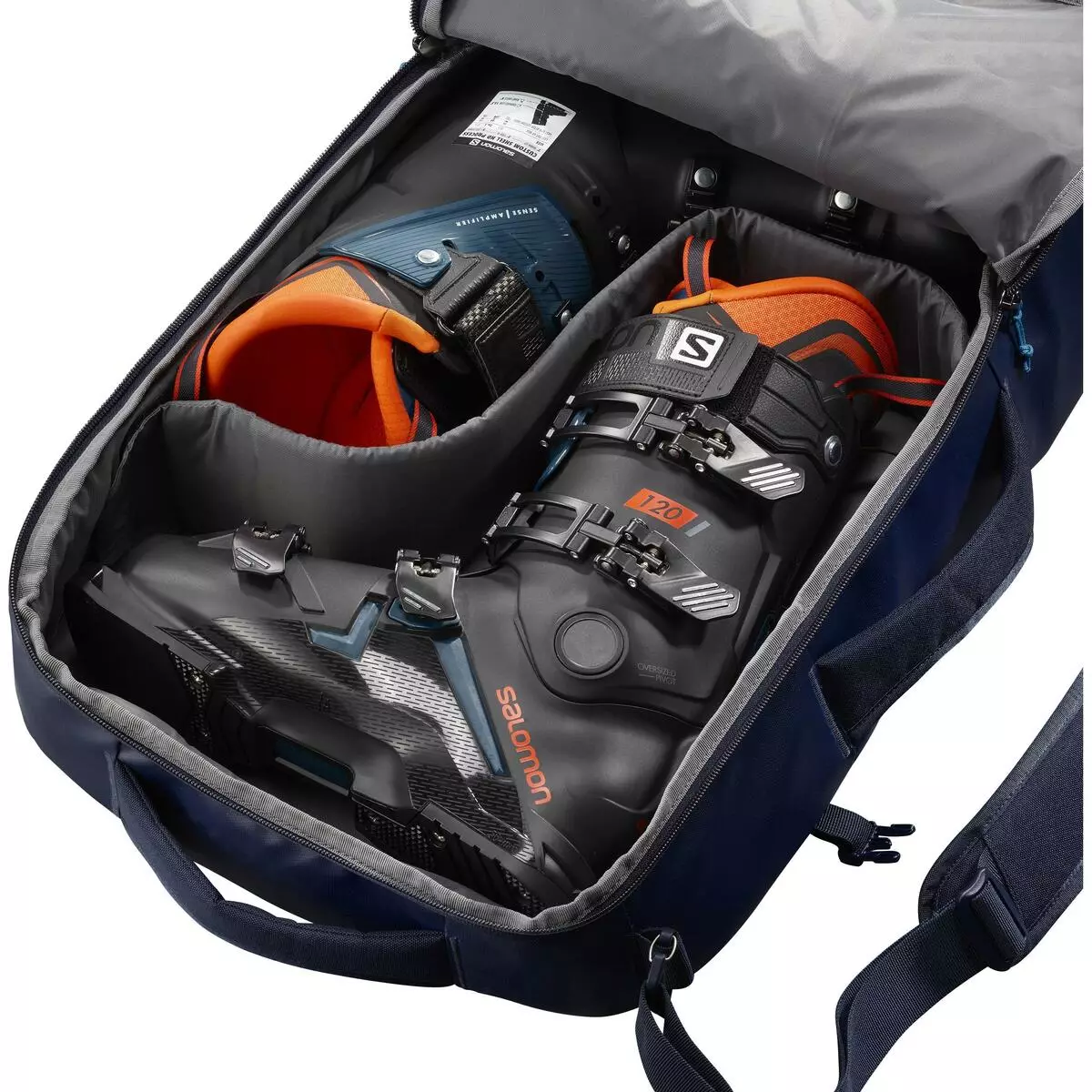 Taschen für Skischuhe: auf Rädern für Ski- und Kreuzungsstiefel, Rucksacktasche und andere Modelle für Bergkis 20266_18